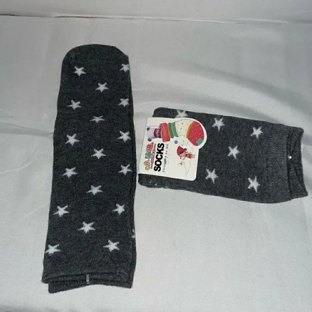 Toddler Socks Knee High Stars All over Printed Graphic Casual High Pull on Socks